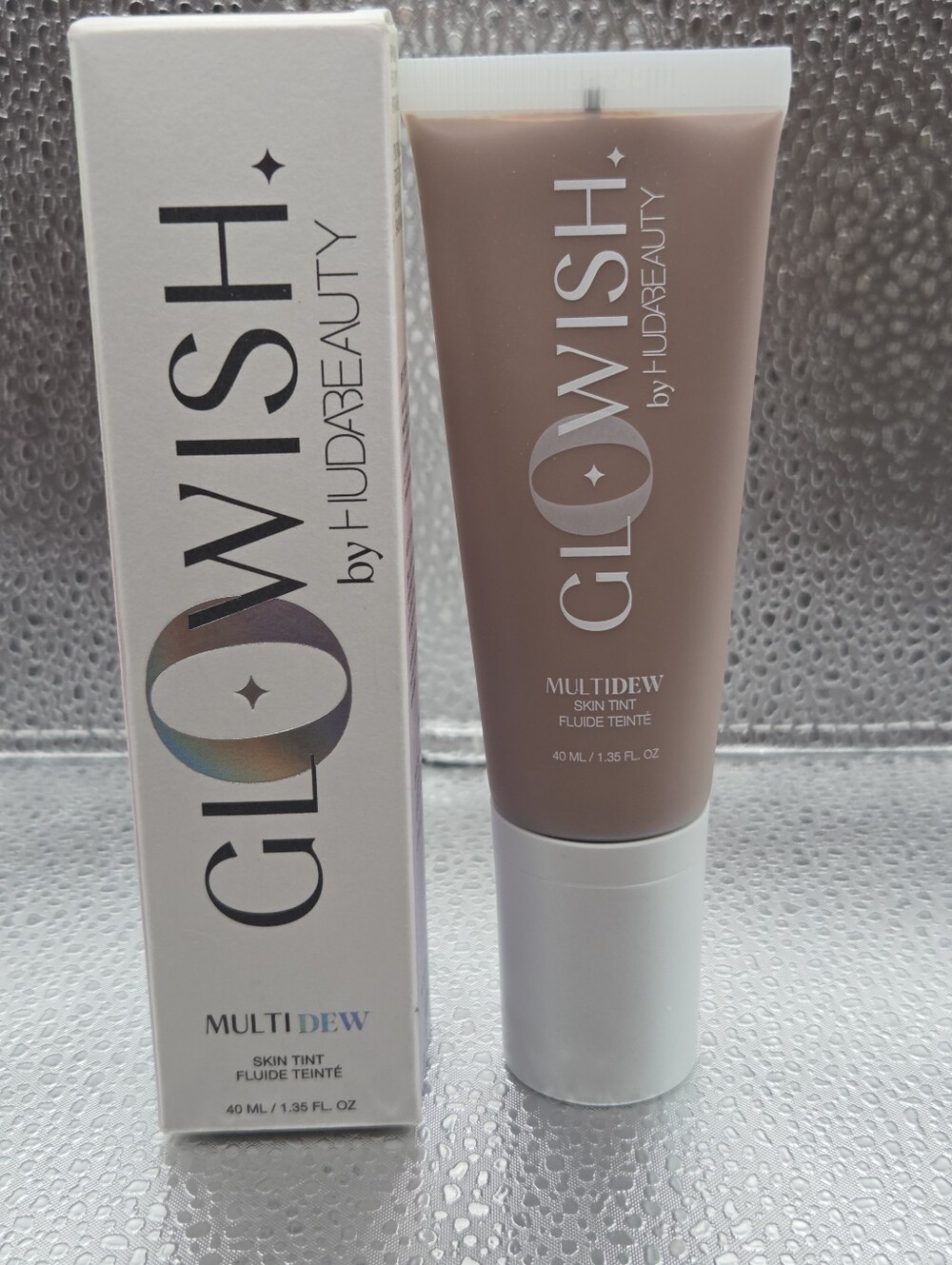 Huda Beauty Glowish Multidew Skin Tint 10 Deep Tan  40 ml 1.35 oz NIB